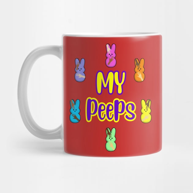 My Peeps Easter T-Shirt, cute bunnies by SidneyTees